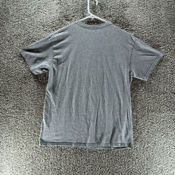 Vintage Betty Boop Shirt Mens Medium Gray Short Sleeve Graphic Print Y2K Casual - Picture 9 of 12